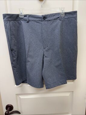 Vineyard Vines Men's Heather Slate Flat-Front Shorts